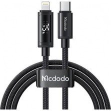Meks Mcdodo CA-7990 Type-C To Lightning 36W Çi̇ft LED Ekranli Kablo