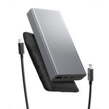 Meks Spigen 20000 Mah Alüminyum Kasa 30W Usb-C + Usb-A Giriş/çıkış Hızlı Şarj 3 Portlu Powerbank / 1 Met