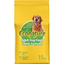 Meks Econature Sarı Ambalaj Kuzulu Yetişkin Köpek Maması 15KG