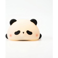 Meks Panda Gece Lamba, LED Yumuşacık Sevimli Lamba, Çocuklar Için Gece Lambası, Silikon Panda Işığı, Kıs