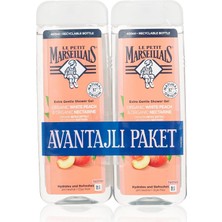 Meks Le Petit Marseillais Duş Jeli Beyaz Şeftali ve Nektarin (2 x 400 Ml)