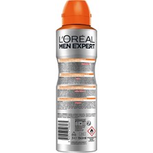 Meks L'oreal Paris Men Expert Invincible Anti Perspirant Sprey Deodorant 150 ml