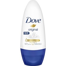 Meks Dove Kadın Roll On Deodorant Original 1/4 Nemlendirici Krem Etkili 50 ml