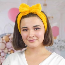 Meks Özgüner Peluş Saç Bandı – Yumuşak ve Esnek Cilt Bakım Bandı – Makyaj, Duş ve Spa Için Kadın & Genç