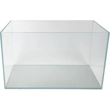 Meks 20X20X20 cm Full Ultra Clear Rodajlı Cama Cam Akvaryum 6mm