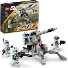 Meks Lego® Star Wars 501. Klon Trooperlar Paketi 75345-6 Yaş ve Üzeri Çocuklar Için Oyuncak Yapım Seti (