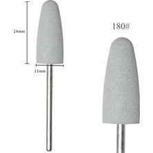 Meks Silikon Tırnak Parlatma Törpü Ucu 180 Grit Beyaz