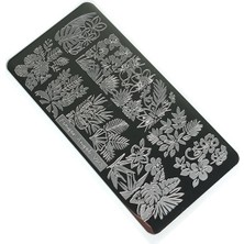 Meks Nail Art Stamping Baskı Plakası VV28
