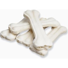 Meks 5'li Natural Beyaz Pres Köpek Çiğneme Kemiği 10 cm (Tatlandırıcısız)