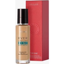 Meks Oriflame The One Everlasting Sync Soft 12 Saat Kalıcı Mat Fondöten Ivory Neutral, Ivoryneutral