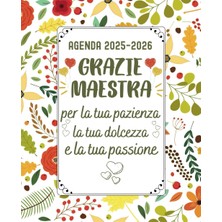 Meks Regali Maestre Fine Anno: Agenda Settimanale Grazie Maestra Insegnante Italiano
