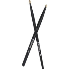 Meks Chroma Baget Siyah - Davul - Bateri Bageti Drumsticks 5A Pürüzsüz Yüzey