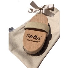 Meks Mellys' NATURE%100 Doğal At Kılı Vücut Fırçası (Dry Brushing)