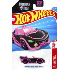 Meks Hot Wheels Tekli Arabalar Monster High Ghoul Mobile JJK93 (Kisa Kart)