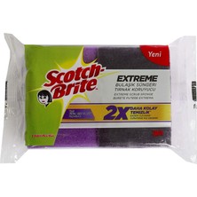 Meks Scotch-Brite 1789760 Extreme Bulaşık Süngeri 2'li Tırnak Koruyuculu