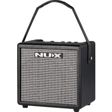 Meks Nux Mighty 8bt Taşınabilir Gitar Amplifikatörü (8 Watt Çıkış Gücü, Gitar ve Mikrofon Kanallı, Enstr