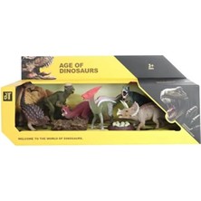 Meks Aksesuarlı Model Dinozor Seti 6 Lı
