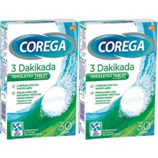 Meks Corega Cleanser Bio Protez Temizleme Tableti 30'lu x 2 Adet