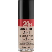 Meks Pastel 24 H Non-Stop 2 In 1 Fondeten Concealer NO:602