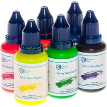 Meks Epoksi Neon Pigment 6lı Set