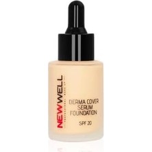 Meks New Well Porcelain Make Up Derma Serum Foundation 02