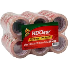 Meks Duck Hd Şeffaf Ambalaj Bandı - 24 Rulo, 1312 Metre - Nakliye, Postalama, Taşıma ve Depolama Için Ağ