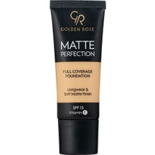 Meks Golden Rose Matte Perfection Foundation - Warm 04 - Yoğun Kapatıcı Mat Fondöten