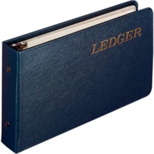 Meks Wilson Jones Ring Ledger Outfit, Buchhaltung System Ring Bağlayıcı, Ledger Yaprak, ve A-Z Endeks (W