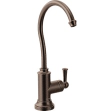 Meks Moen S5510ORB Sip Geleneksel One-Handle High Arc Içecek Musluk, Yağla Ovulmuş Bronz
