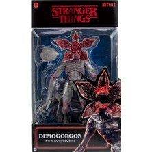 Meks Stranger Things Demogorgon Upside Down Collector Figürü - Alternatif Baş ve Çevresel Teşhir Tabanı
