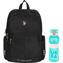 Meks U.s. Polo Assn. U.s. Polo. Assn. Unisex Okul Çanta Seti PLSET2443211,SIYAH Tek Ebat