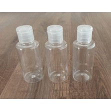 Meks 10 Adet 50 ml Boş Şişe Likit Mürekkep Kolonya Dezenfektan Şişesi