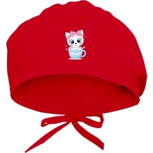 Meks Fincan Içinde Sevimli Kedi Cerrahi Bone