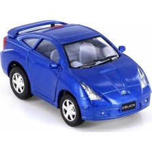 Meks 10 Cm. Çek Bırak Mavi Toyota Celica Diecast Araba
