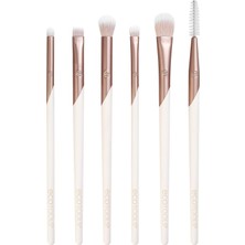 Meks Ecotools Luxe Zarif Göz Makyajı Fırça Seti, Göz Farı, Eyeliner ve Kaş Makyajı Için, Profesyonel Göz