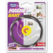 Meks Boss Tape Magnet Bant 20 mm x 75CM