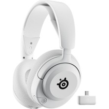 Meks Steelseries Arctis Nova 5 Wireless ve Bluetooth Kablosuz Oyuncu Kulaklığı Beyaz