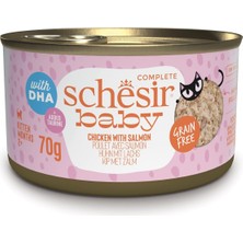 Meks Schesir Baby Tavuk ile Somon Mus Konserve 70G