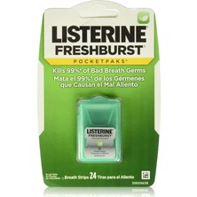Meks Listerine Fresh Burst Nefes Tazeleyici Strip 24LÜ Paket