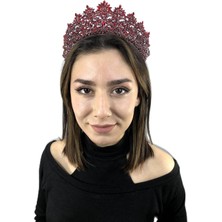 Meks Gümüş Renk Angela Model Kına ve Gelin Tacı - Gelintaci-92