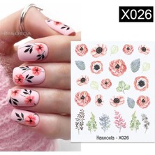 Meks Tırnakmania Su Transferli Nail Art Sticker X026 (49831-26) 3888