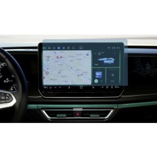 Meks Engo Volkswagen Tiguan 12.9 Inç Multimedya Ekran Koruyucu Şeffaf ile Uyumlu