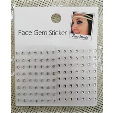 Meks Vücut ve Yüz Taşı Stickers 100 Adet