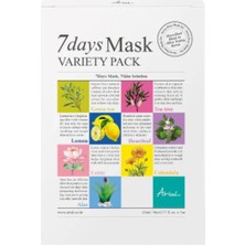 Meks Ariul 7 Days Mask Variety Pack - Haftalık Vegan Kağıt Maske Seti 7 Adet