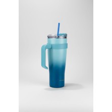 Meks Bernardo Alto Pipetli Termos Bardak Lacivert 1000ML