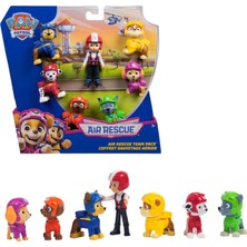Meks Paw Patrol Air Rescue - Koleksiyon Için 7 Figürlü Oyuncak Figür Seti, 3 Yaşından Büyük Çocuklar Içi