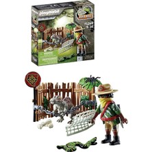Meks Playmobil Dino Rise 71265 Kafeste Bebek Spinosaurus Dinozor, 5 Yaşından Büyük Çocuklar Için Oyuncak