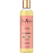 Meks Shea Moisture Vücut Yağı, Banyo ve Masaj Donuk Cilt Hindistan Cevizi Yağı ve Ebegümeci Için Parlaya
