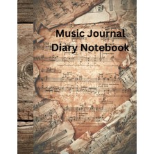 Meks Independently Published Music Staff Paper Notebook: Music Journal