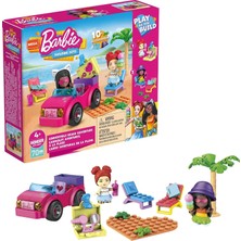 Meks Mega Brands Construx Barbie Cabrio Plaj Macera GWR79, Çocuklar Için Bina Oyuncakları